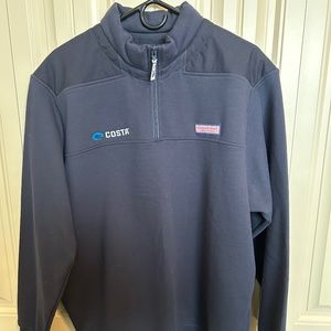 Vineyard Vines, Shep Shirt, Navy Blue, Large, with Costa logo
